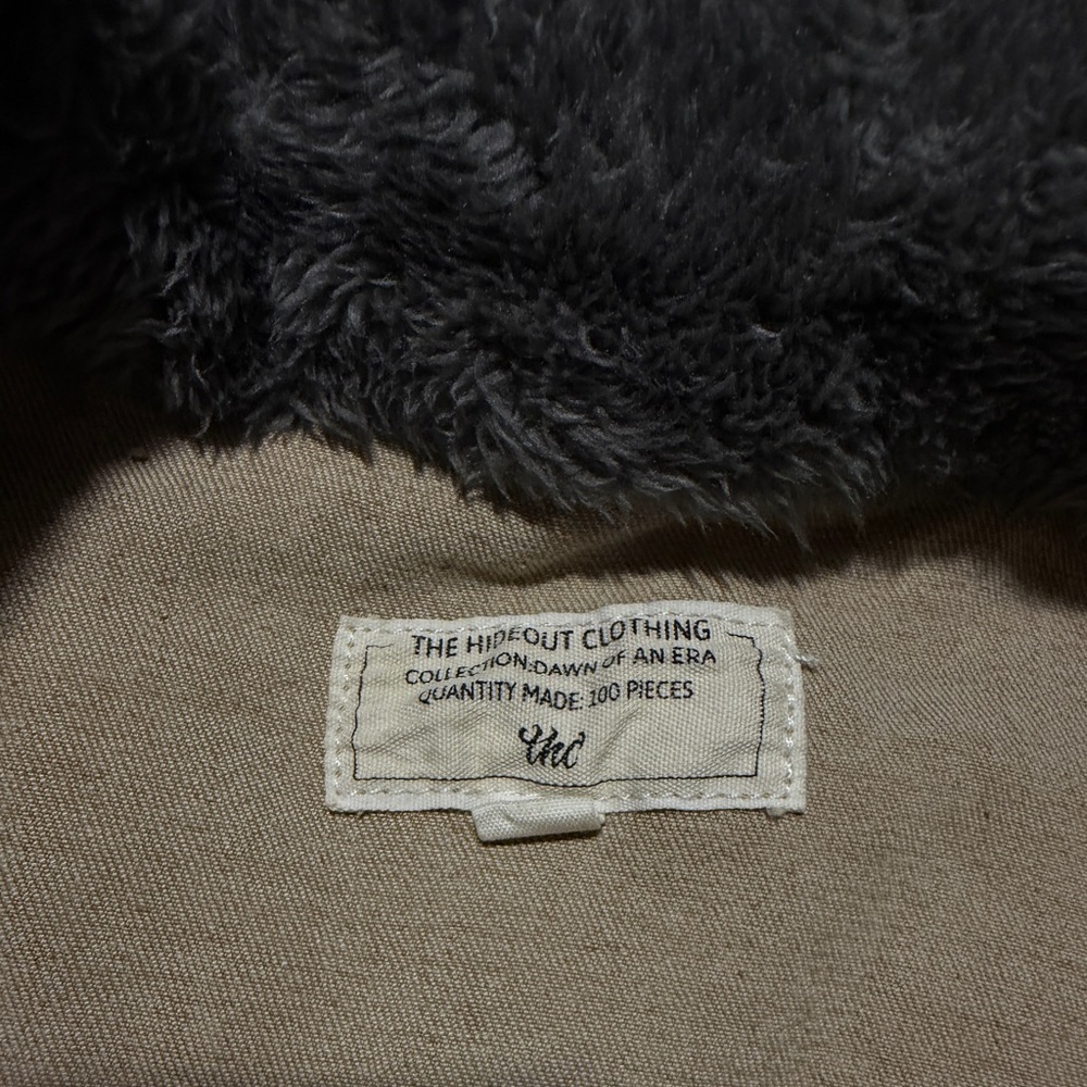 The Hideout Clothing, Fur 1/2 zip Dawn Mock Neck Anorak, size med, Unisex, NWT - Picture 11 of 13